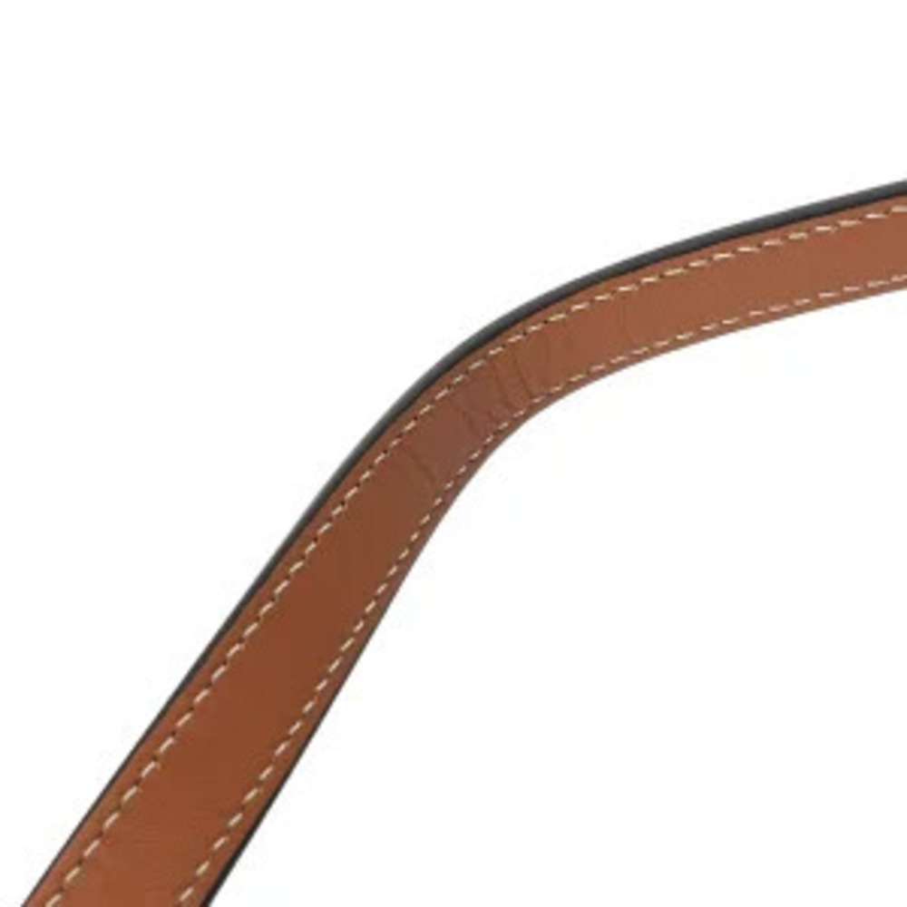 Celine Vertical Cabas Tote Tan Triomphe Canvas Calfskin Handbag - Picture 6 of 9